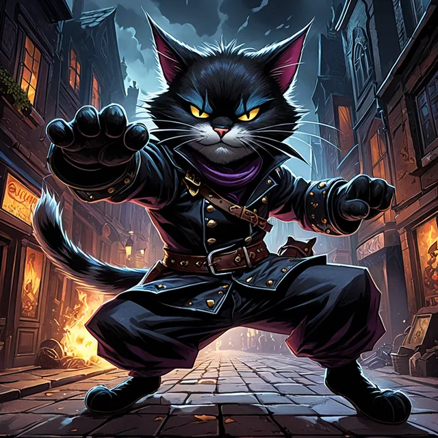 Chowder the tomcat