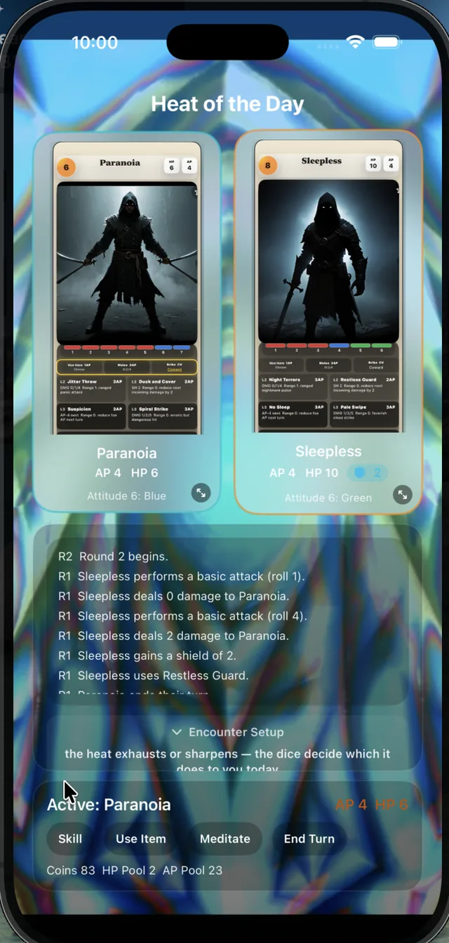 Turn-based card battles