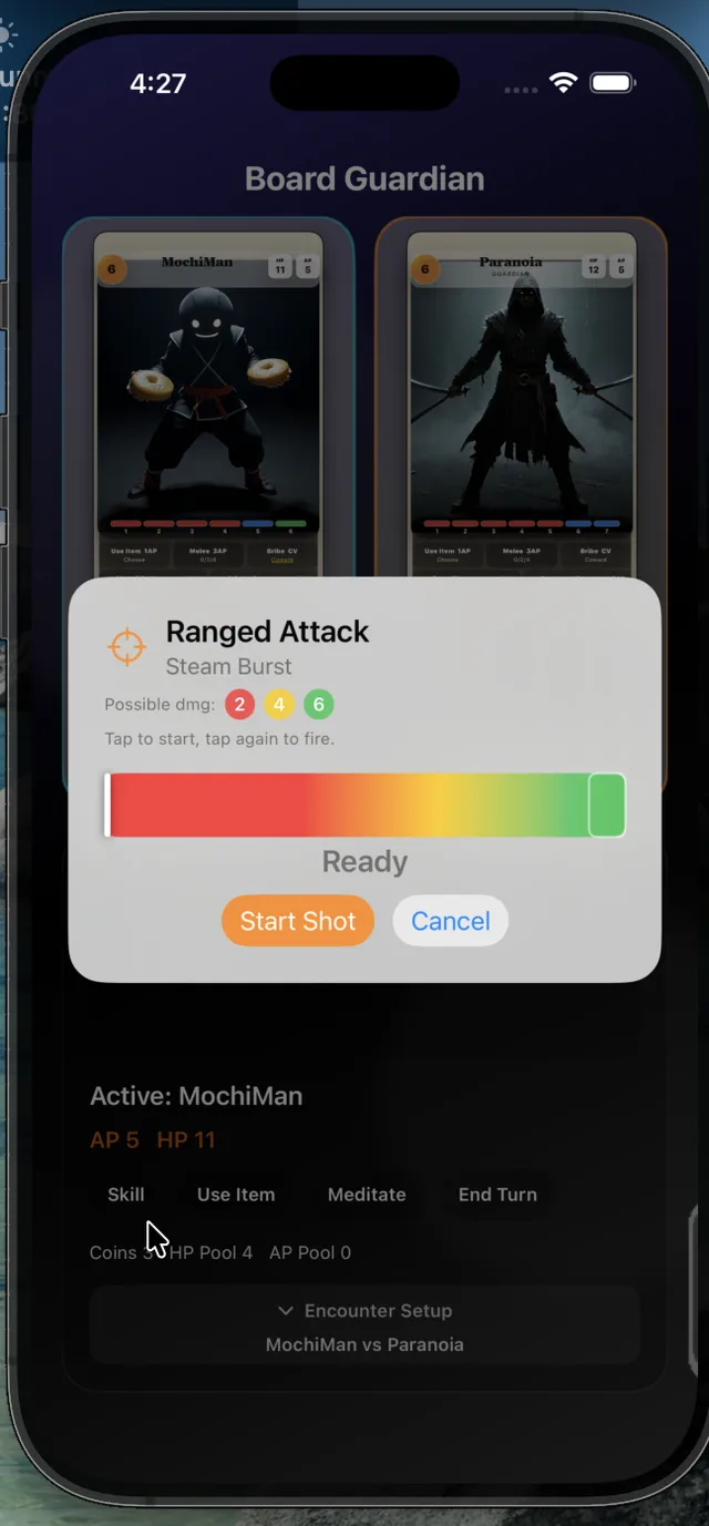 Time your ranged attacks